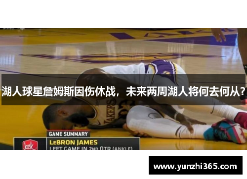 湖人球星詹姆斯因伤休战，未来两周湖人将何去何从？